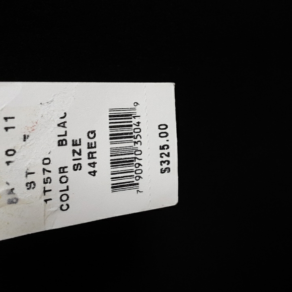 CHAPS NWT BLACK WOOL OVERCOAT  44R MENS - Picture 2 of 11